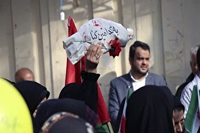 عکس | خروش مردم بجنورد در حمایت از مردم مظلوم غزه