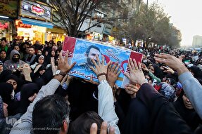 فیلم | تشییع پیکر شهدای خان‌طومان در مشهد برگزار شد