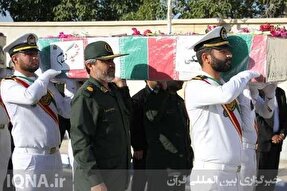 استقبال از ۵ شهید گمنام در بوشهر