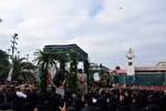 عکس | تشییع پیکر شهید امنیت «حسن بابانیا» و ۶ شهید گمنام در رشت