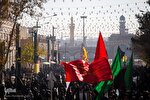 عکس | تشییع پیکر ۱۲ شهید گمنام دفاع مقدس و ۲ شهید حادثه تروریستی راسک در مشهد