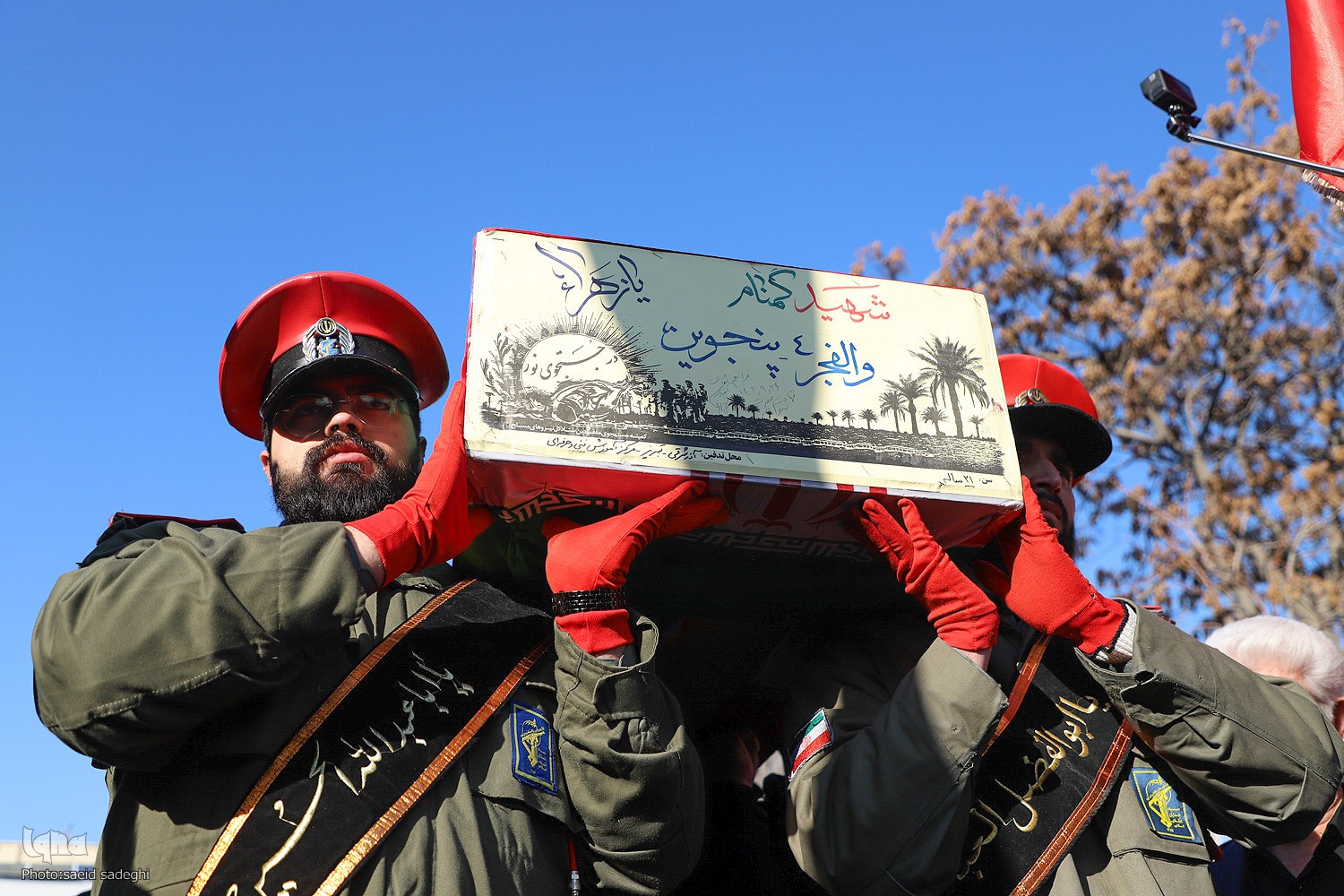 تشییع پیکر مطهر پنج شهید گمنام در تبریز‎