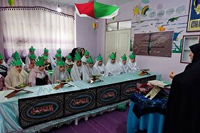 طرح سراسری «کتابت قرآن کریم» در پارس‌آباد برگزار شد