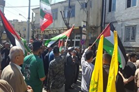 تجمع مردم سردشت در حمایت از عملیات وعده صادق