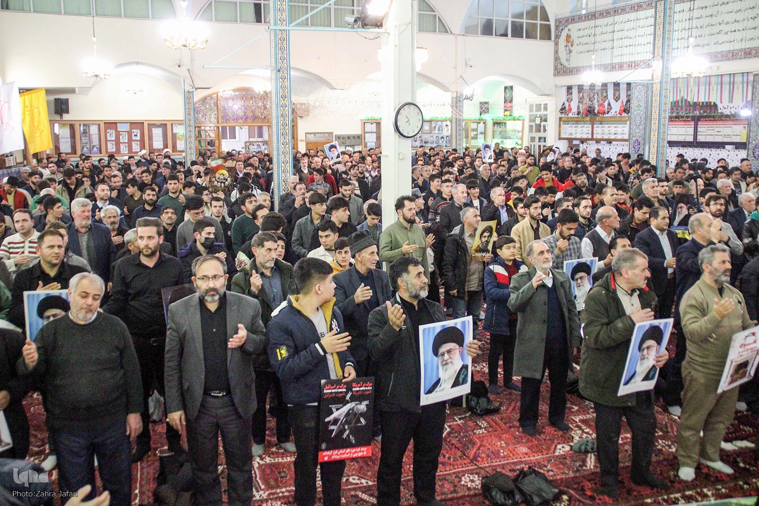 مراسم گرامیداشت سالروز شهادت سردار دلها حاج قاسم سلیمانی در شهرستان اهر