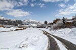بارش اولین برف زمستانی در ییلاقات استان یزد