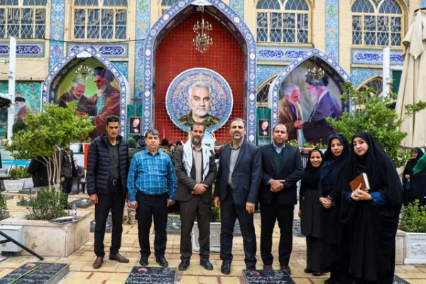 ادای احترام معاون جهاددانشگاهی به سردار دل‌ها