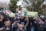 گلباران مزار شهدا و تشییع دو شهید دفاع مقدس در اصفهان