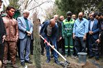 آیین روز درختکاری در اصفهان