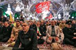 عکس | مراسم گرامیداشت شهید سیدحسن نصرالله در حرم مطهر رضوی