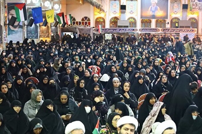 عکس | مراسم شام غریبان شهدای مقاومت در مصلای ساری