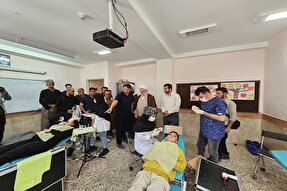 عکس | فعالیت گروه‌های جهادی بسیج دانشجویی در سروآباد