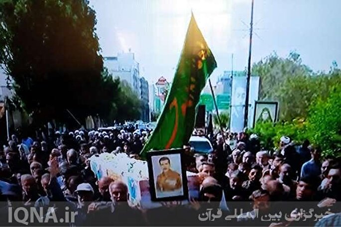 پیکر مطهر شهید مرتضی غلامی دشتی‌نظری تشییع شد + فیلم