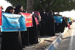 تجمع مردمی حمایت از طرح نور فراجا در بجنورد