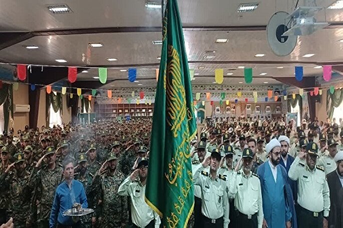 حال و هوای متفاوت فرماندهی انتظامی خراسان جنوبی با حضور خادمان حرم رضوی