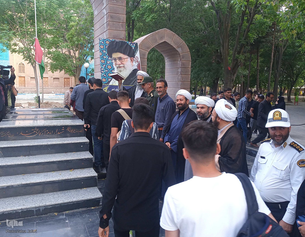 مراسم بدرقه کاروان ارتحال حضرت امام خمینی (ره)