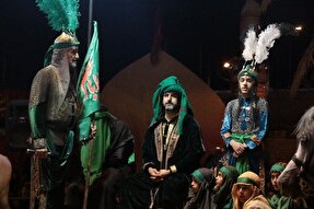 عکس | دهمین شب از یازدهمین سوگواره ملی تعزیه ده‌زیار