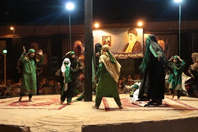 عکس | آخرین شب از یازدهمین سوگواره ملی تعزیه ده‌زیار