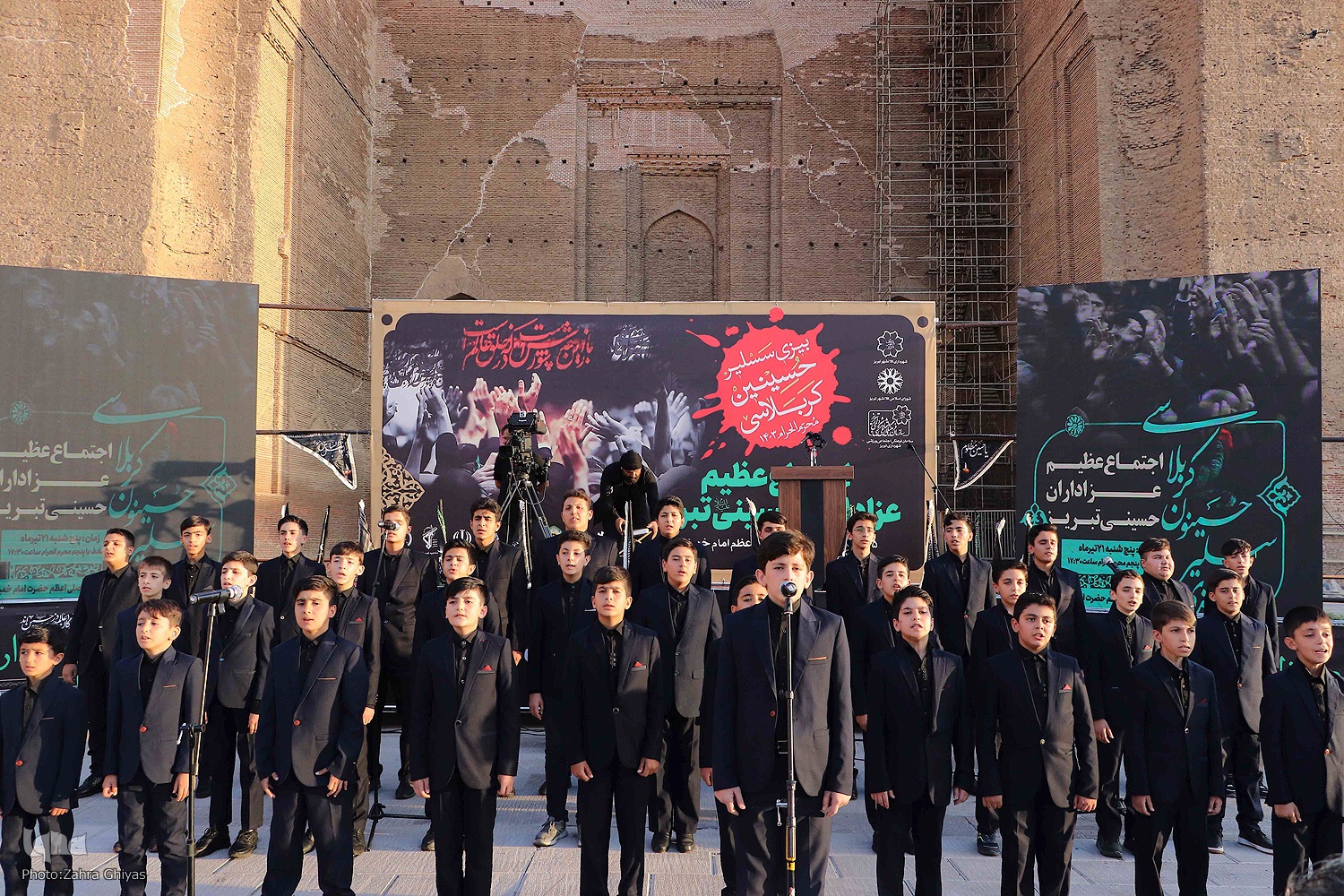 اجتماع عزاداران در تبریز‎