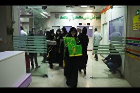 فیلم | حضور خادمان کریمه اهل بیت(س) در بیمارستان کودکان