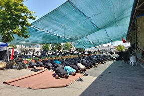 نماز ظهر عاشورا در بندرانزلی برگزار شد