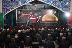 عکس | دومین شب عزاداری امام حسین(ع) در حسینیه ثارالله خرم‌آباد