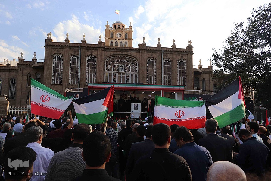 تجمع مردم تبریز در محکومیت ترور شهید «اسماعیل هنیه»