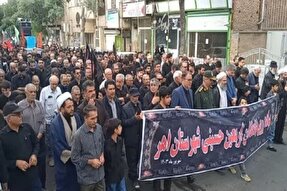 فیلم | پیاده‌روی جاماندگان اربعین حسینی در اهر