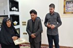 عکس | دیدار مدیران کوهدشت با خانواده شهید ترکه‌میر میری