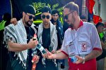 فیلم | خدمت‌رسانی به زائرین اربعین در موکب هیئت جوانان هلال‌ احمر سلماس