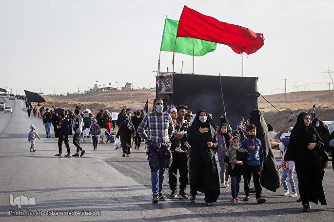 اعزام 28 کاروان پیاده از خراسان‌جنوبی به مشهد مقدس