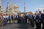 آیین افتتاحیه پروژه تولید «بنزین یورو ۵» در شیراز‎