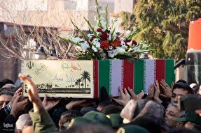 تشییع لاله‌های گمنام دفاع مقدس در تبریز‎