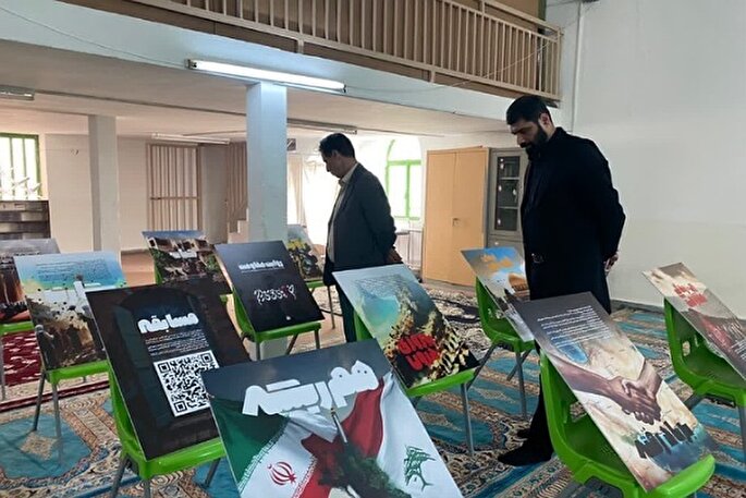 نمایشگاه قرآنی آیات منتخب مقاومت در آق‌قلا‌ برگزار شد + عکس