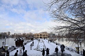 بارش اولین برف پاییزی در تبریز‎