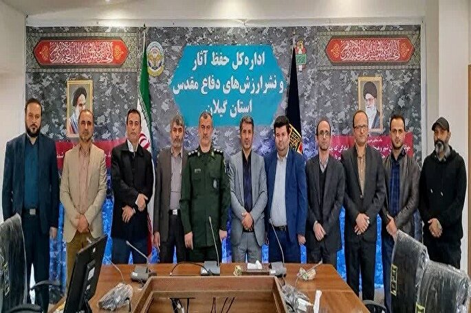 بازدید جهادگران جهاددانشگاهی گیلان از باغ موزه دفاع مقدس