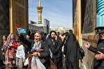 عکس | تحویل سال ۱۴۰۴ در حرم مطهر رضوی