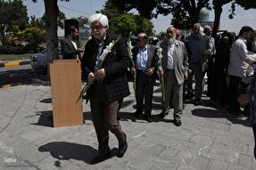 حضور کاروان قرآنی شهدای خدمت در امامزاده حسین(ع) قزوین + فیلم