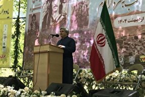 مراسم یادواره سنجرخان وزیری در روستای نران برگزار شد