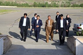 دبیرکل کمیسیون ملی یونسکو در ایران وارد سنندج شد