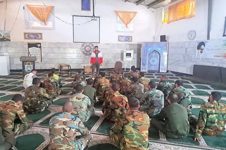 اجرای دوره آموزش امدادی ویژه سربازان وظیفه کرج