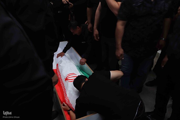 تشییع پیکر مطهر شهید خلیل علیپور در تبریز