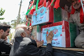 تشییع ‌پیکر شهدای تعرض رژیم اشغالگر صهیونیستی به تهران