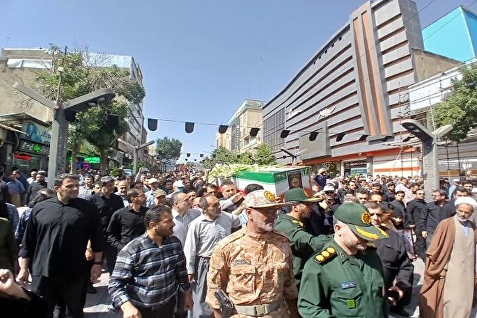 فیلم | مراسم تشییع پیکر شهدای ولایت در سنندج