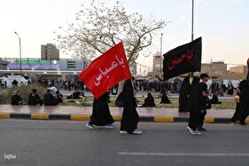 زائران حسینی در شهر نجف