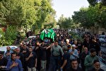 تشییع پیکر سیدمهدی اعتصامی در اصفهان