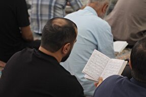 عکس | مراسم قرائت دعای پرفیض ندبه در آغاز هفته وحدت