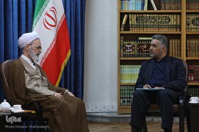 دیدار مدیرعامل ایکنا با آیت‌الله اعرافی