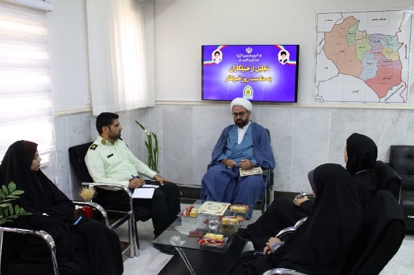 حجت‌الاسلام ابراهیم صفورائی، رئیس عقیدتی سیاسی فرماندهی انتظامی خراسان‌جنوبی،