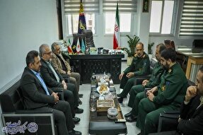 دیدار مدیرکل صدا‌وسیمای مرکز مازندران با فرمانده سپاه کربلا